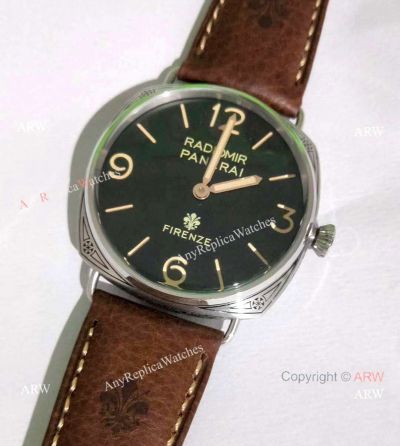 Replica Panerai Radiomir Firenze PAM00672 Watch Brown Leather Band